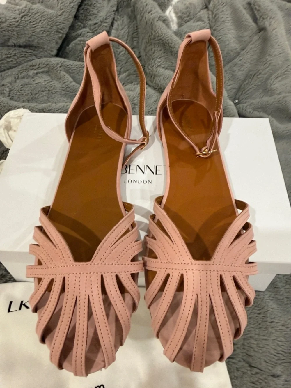 LK Bennett blush pink